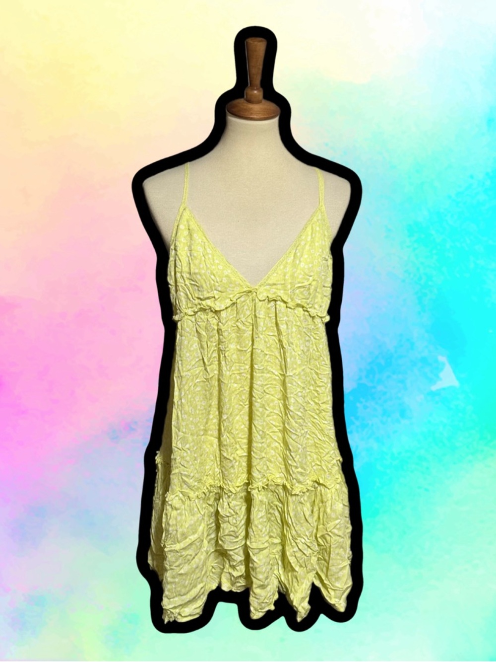 🌈 Beautiful Flowy Summer Strap Dress